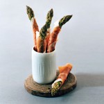Prosciutto-Wrapped Asparagus With Truffle Butter