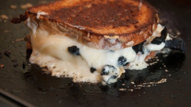 Susan Rice Alexander's oozing truffle grilled cheese sandwich