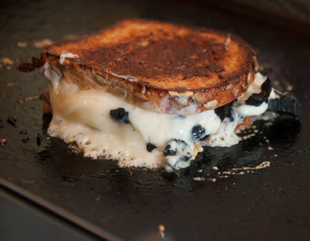 Susan Rice Alexander's oozing truffle grilled cheese sandwich
