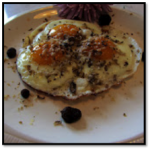 French Style Truffled Sunny Side Up Eggs